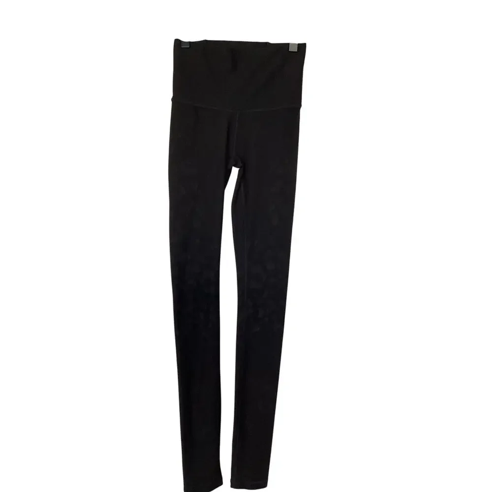Lululemon‎ Womens Mapped Out High Rise Tight Camo Athletic Yoga Black Size 2